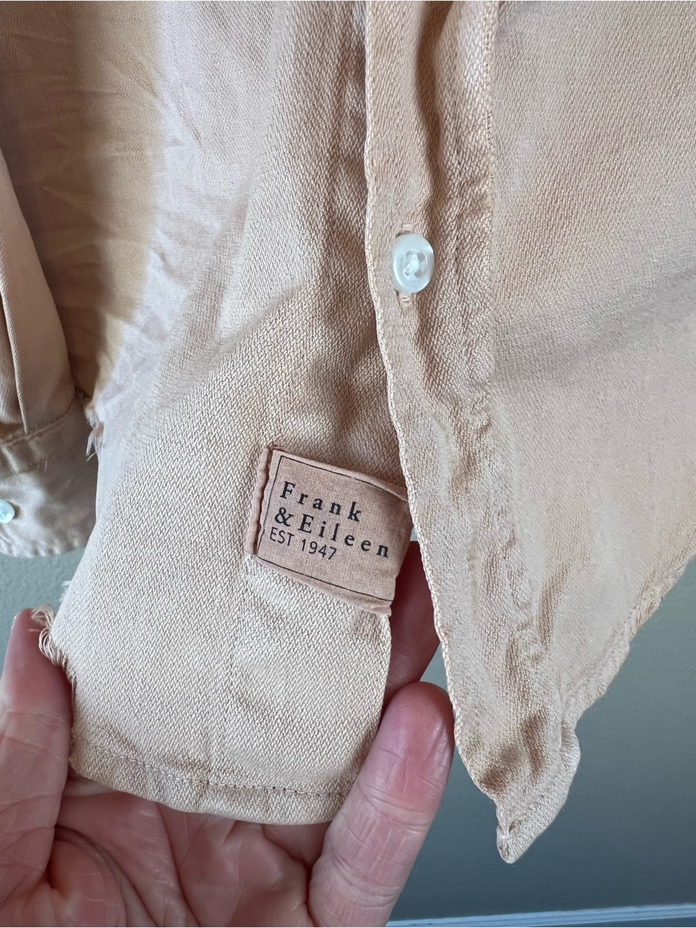frank & eileen barry shirt apricot - Picture 10 of 12